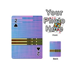 Glitched Vaporwave Hack The Planet Playing Cards 54 Designs (mini) by WetdryvacsLair