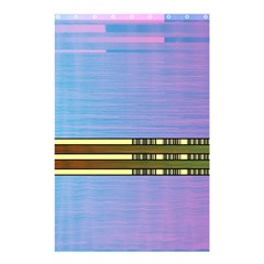 Glitched Vaporwave Hack The Planet Shower Curtain 48  X 72  (small)  by WetdryvacsLair