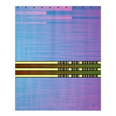 Glitched Vaporwave Hack The Planet Shower Curtain 60  X 72  (medium)  by WetdryvacsLair