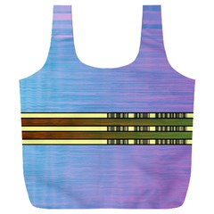 Glitched Vaporwave Hack The Planet Full Print Recycle Bag (xxxl) by WetdryvacsLair
