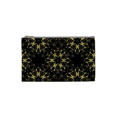 Black and gold pattern Cosmetic Bag (Small)