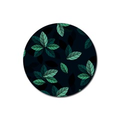 Foliage Rubber Coaster (Round) 