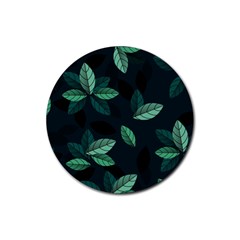 Foliage Rubber Round Coaster (4 pack) 