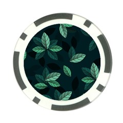 Foliage Poker Chip Card Guard