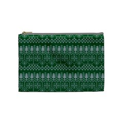 Christmas Knit Digital Cosmetic Bag (medium)