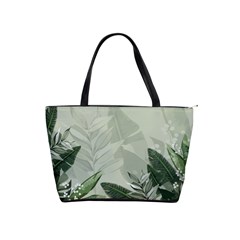 Banana Leaf Plant Pattern Classic Shoulder Handbag