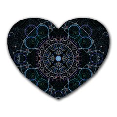 Mandala - 0007 - Complications Heart Mousepads by WetdryvacsLair