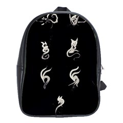 Katzen Cats School Bag (xl) by WetdryvacsLair