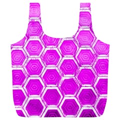 Hexagon Windows Full Print Recycle Bag (xl) by essentialimage