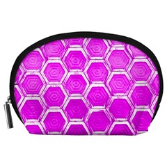 Hexagon Windows Accessory Pouch (large) by essentialimage
