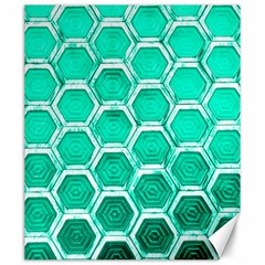 Hexagon Windows Canvas 20  X 24  by essentialimage