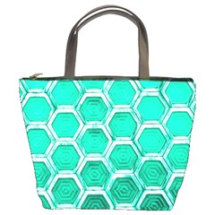 Hexagon Windows Bucket Bag by essentialimage