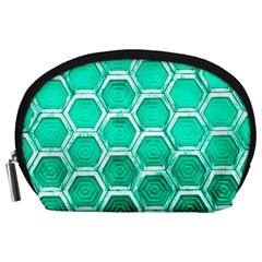 Hexagon Windows Accessory Pouch (large) by essentialimage