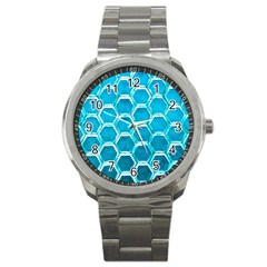 Hexagon Windows Sport Metal Watch by essentialimage