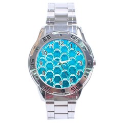 Hexagon Windows Stainless Steel Analogue Watch by essentialimage