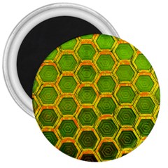 Hexagon Windows 3  Magnets by essentialimage