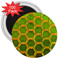 Hexagon Windows 3  Magnets (100 Pack) by essentialimage