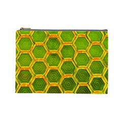 Hexagon Windows Cosmetic Bag (large) by essentialimage