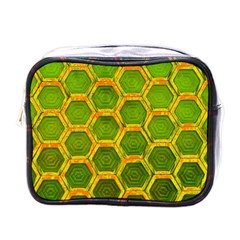 Hexagon Windows Mini Toiletries Bag (one Side) by essentialimage