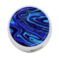 Blue Vivid Marble Pattern 16 4-port Usb Hub (two Sides) by goljakoff