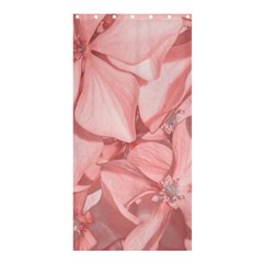 Coral Colored Hortensias Floral Photo Shower Curtain 36  X 72  (stall)  by dflcprintsclothing