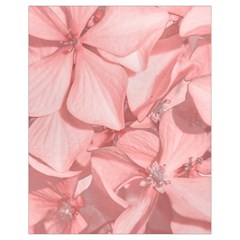 Coral Colored Hortensias Floral Photo Drawstring Bag (small) by dflcprintsclothing