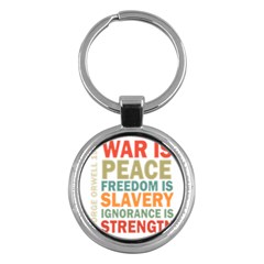 Orwell Key Chain (round) by Valentinaart