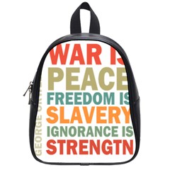 Orwell School Bag (small) by Valentinaart