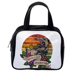 Possum - Mentally Sick Physically Thick Classic Handbag (one Side) by Valentinaart