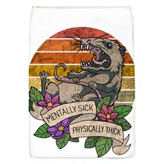 Possum - Mentally Sick Physically Thick Removable Flap Cover (l) by Valentinaart