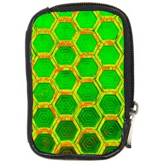 Hexagon Windows Compact Camera Leather Case by essentialimage