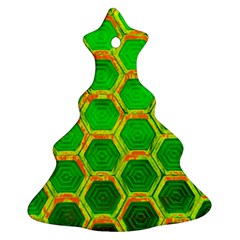 Hexagon Windows Ornament (christmas Tree)  by essentialimage