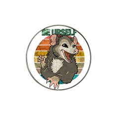 Possum - Be Urself Hat Clip Ball Marker (4 Pack) by Valentinaart
