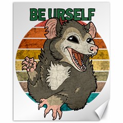 Possum - Be Urself Canvas 11  X 14  by Valentinaart