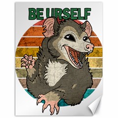 Possum - Be Urself Canvas 18  X 24  by Valentinaart