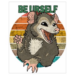 Possum - Be Urself Drawstring Bag (small) by Valentinaart