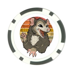Possum  Poker Chip Card Guard