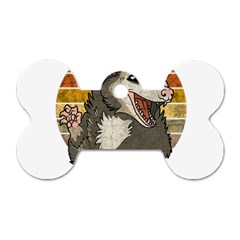 Possum  Dog Tag Bone (two Sides) by Valentinaart