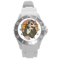 Possum  Round Plastic Sport Watch (L)