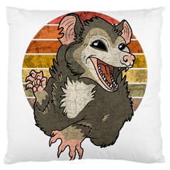 Possum  Large Cushion Case (two Sides) by Valentinaart