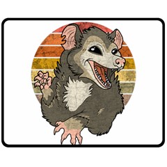 Possum  Fleece Blanket (medium)  by Valentinaart