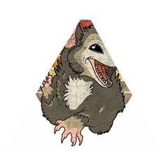 Possum  Wooden Puzzle Triangle by Valentinaart