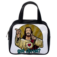 Buddy Christ Classic Handbag (one Side) by Valentinaart