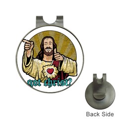 Buddy Christ Hat Clips With Golf Markers by Valentinaart