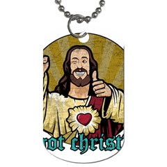 Buddy Christ Dog Tag (one Side) by Valentinaart
