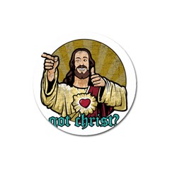 Buddy Christ Magnet 3  (round) by Valentinaart