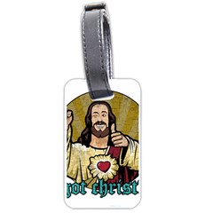 Buddy Christ Luggage Tag (one Side) by Valentinaart