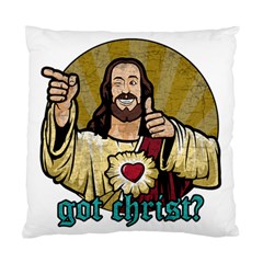 Buddy Christ Standard Cushion Case (two Sides) by Valentinaart