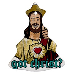 Buddy Christ Christmas Tree Ornament (two Sides) by Valentinaart