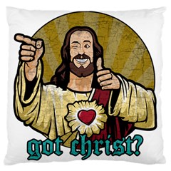 Buddy Christ Large Cushion Case (two Sides) by Valentinaart